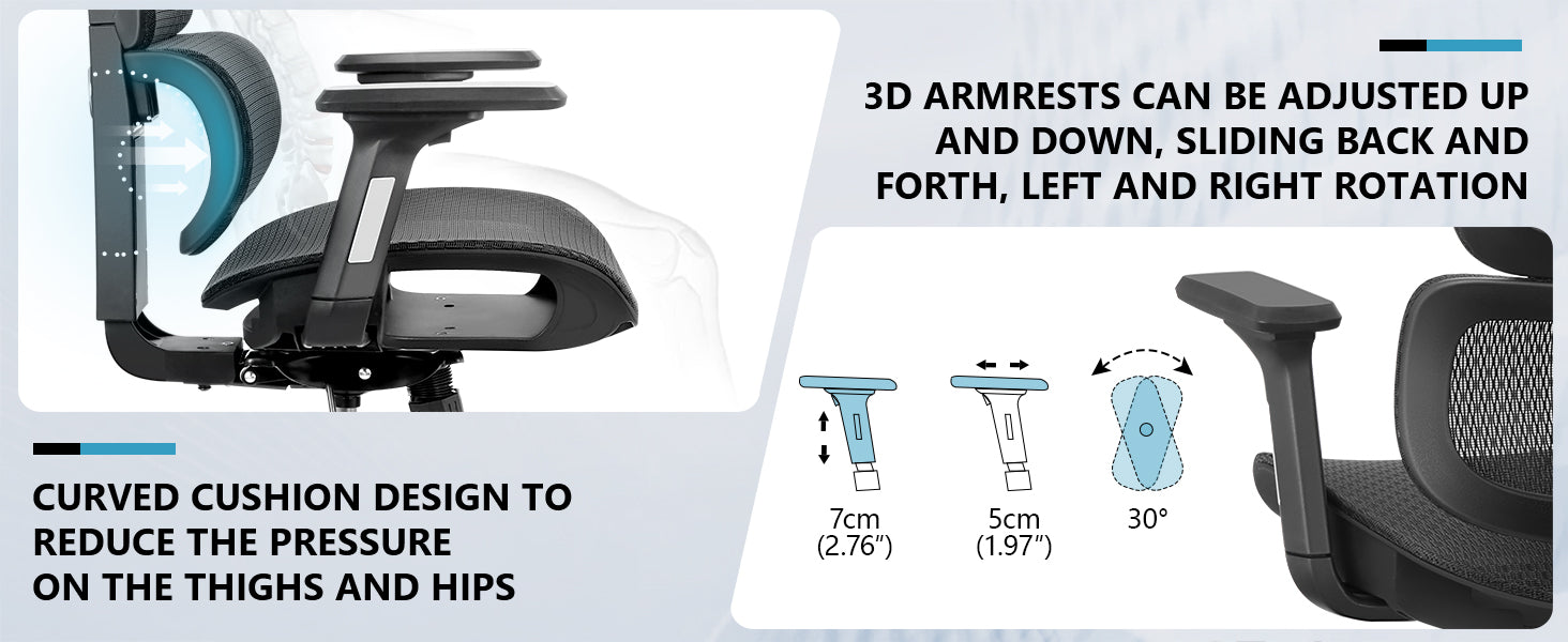 Desk Chair with Adjustable Lumbar Support,  E-Sports Lifting Gamer Task Chair