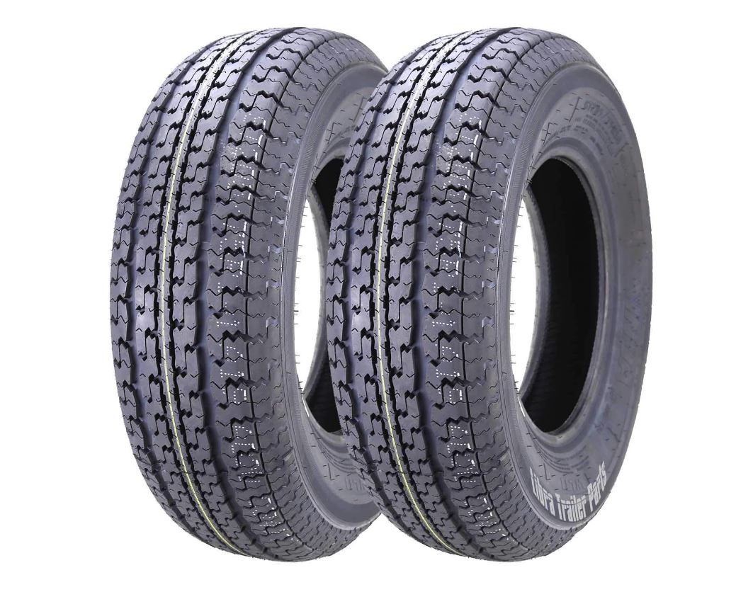 2 new ST205/75R15 Radial 8 PR trailer tires, All of our tires are brand new, with first quality and have never been mounted