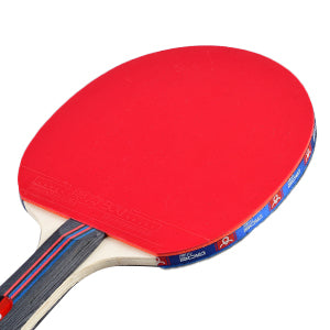 】The rackets are made up of 7-ply blades with 7 mm thickness,crafted with durable rubber with premier thickness and balance for improved ball speed, control, Premium Rackets with Advanced Speed,