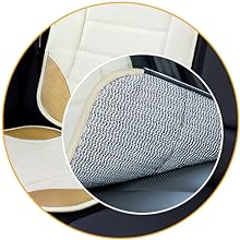Two Pack car seat protectors can protects car fabric or leather seats from spills, scuffs, dirt, indentations and scratches. Non-Slip Backing, Carseat Protectors for Vehicles