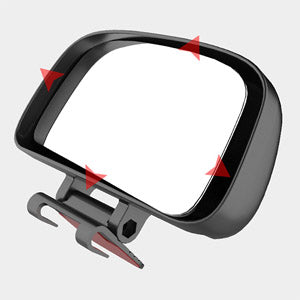 Waterproof Lense 360 Degree Car Blind Spot Mirror, Side Mirror Wide Angle Rearview Mirror,