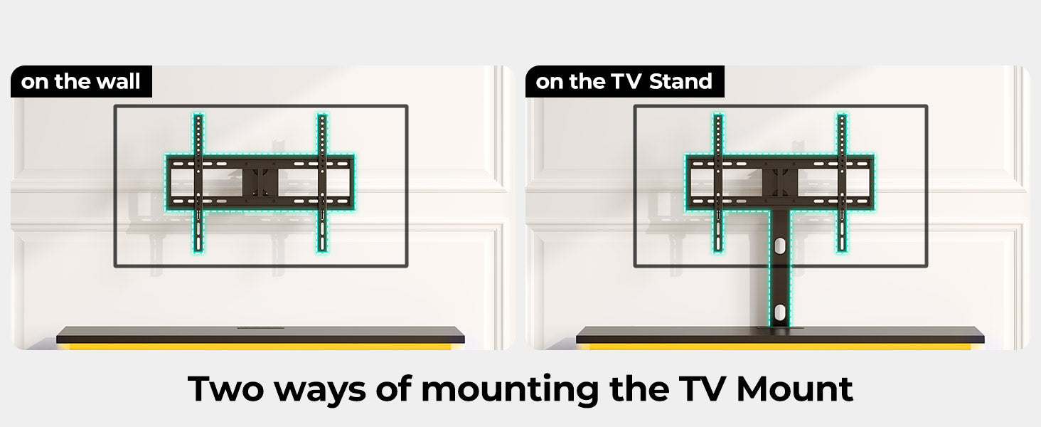 TV Stand with Mount & Power Outlet, 51
