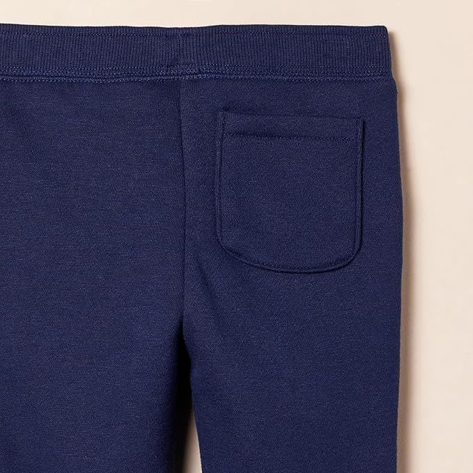 These stylish and comfortable pants are adventure-ready and great for everyday activities, Little Fleece Jogger Sweatpants, 2-Pack Navy, Medium