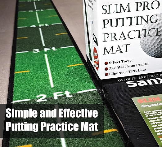 mat on any flat surface and start playing immediately, Extra Slim Floor Saving for Seasoned Golf Player