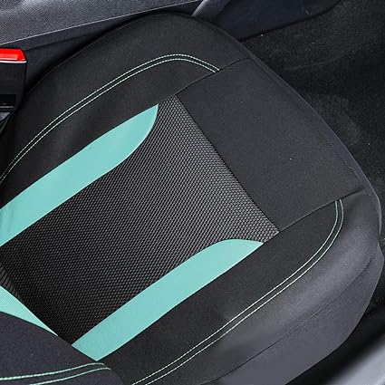 Much easier to install and use.Change your car interior look in just seconds. Fit Sporty Breathable 3D Air Mesh and Fabric Car Seat Covers,for Cars,Sedans,Trucks,Vans,Airbag Compatible