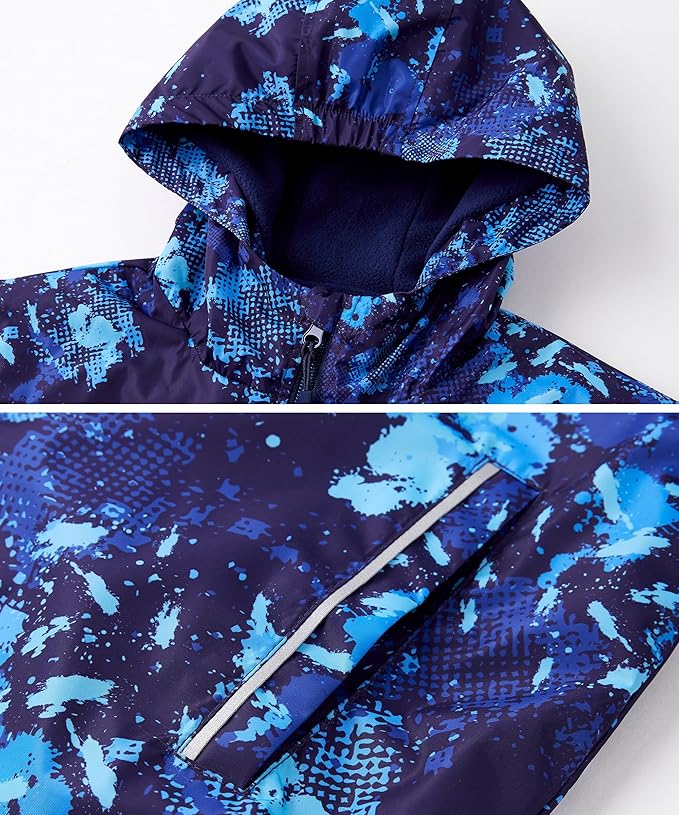 The classic design and sweet floral patterns of the outer fabric provide moisture absorption, breathability, and water resistance, keeping your kids dry in rainy conditions.