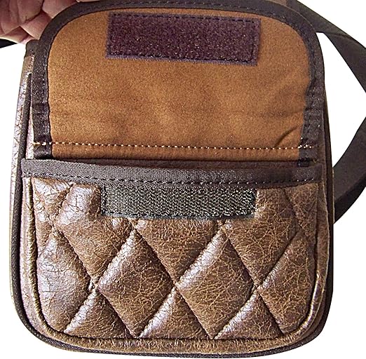 Hook,Loop,Buckle,  PU Leather Shotgun,  Bag Shooter's Bag for Range