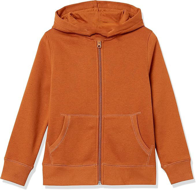 Features such as a lined hood, front pockets with stitching detail, and rib knit at the cuffs and hem add both style and functionality to this hooded sweatshirt.