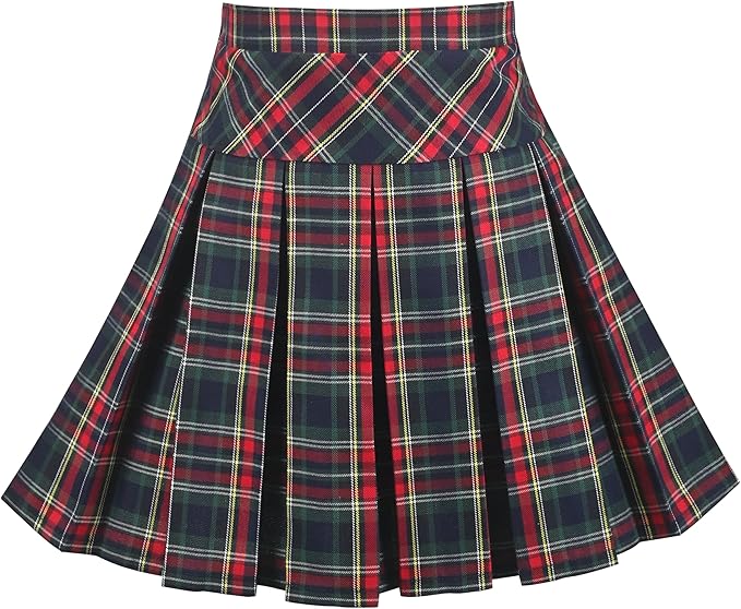 skort features high waistline, A-line, lightweight, double layers design prevents overexposure, pleated hem offers elegant appearance is more fashionable when working out