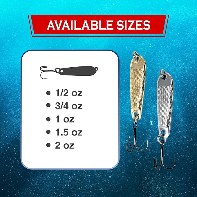 smaller than lead, which means fewer hang ups, less snags/weeds to help get more fish in the boat, Tackle Tungsten Jigging Spoons