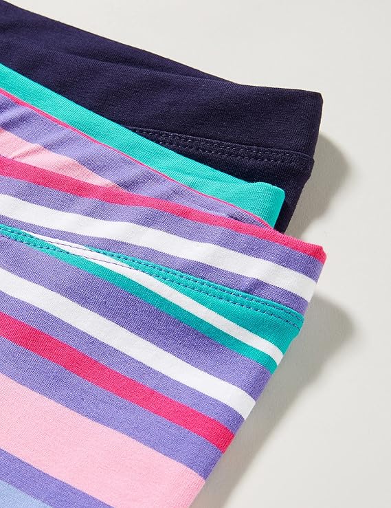 5-Pack Made of an 80% nylon/20% spandex blend, these bell bottom pants for girls are irresistibly soft, lightweight, and breathable. The smooth knit adapts to her body temperature