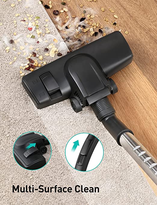 1200W Lightweight Bagless Vacuum Cleaner- Vacuum Cleaner5 Tools - HEPA Filter