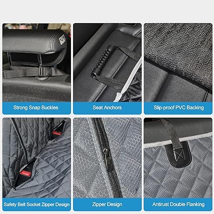 protector for kids and pets alike. Whether it's safeguarding your sofa or preventing doggy-induced chaos in your car, Cover for Back Seat,Non-Stick Fur,Pet-Friendly and Waterproof - Universal Fit Interior Protector for Auto, Van, SUV