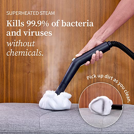 Portable Heavy Duty Steamer for Floors  Cars, Tiles, Grout Cleaning. Chemical Free, Disinfection Steam Cleaner Powerful Multipurpose