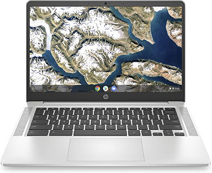 HP Chromebook, AMD 3015Ce Processor, AMD Radeon Graphics, 4 GB RAM, 64 GB eMMC Storage, Chrome, (14a-nd0010ca, 2021 Model)