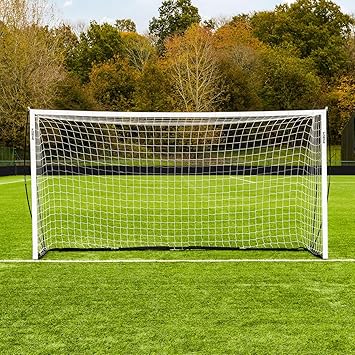 these elite soccer goals don’t require any tools when setting up and fold to a compact size following use. Portable Backyard Goals -  12 x 6