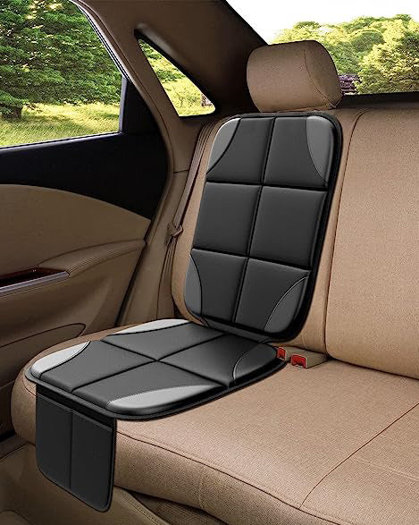 2 Pack Large Size Coverage and 2 Storage Pockets, Seat Protector, ultra-durable car seat cover set are HIGH temperature resistance, they will not melt even in hot weather, So you don't worried it stained your leather or fabric seat!