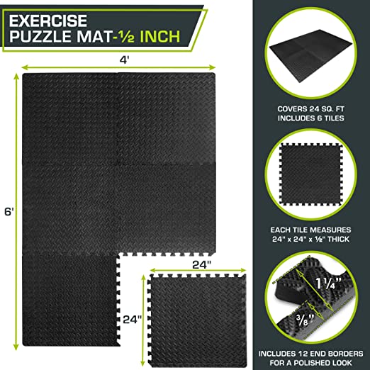 Home gym,  Exercise Puzzle Mats