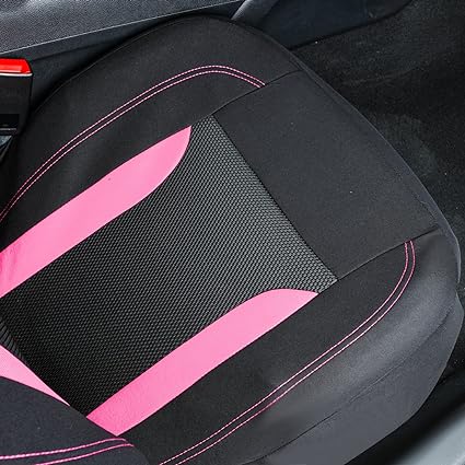 erfectly Fit different kinds of vehicles. Much easier to install and use.Change your car interior look in just seconds Breathable Sporty High Back Car Seat Cover Front Seat Only Buncket Airbag Compatible Fit 90% Automotive