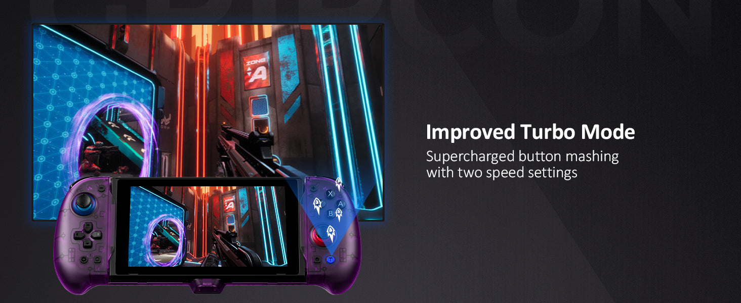 delivering lifelike haptic that responds dynamically to various in-game situations. Furthermore, Sensing Joystick for Switch/Switch OLED, Handheld Mode, 4K/1080P Supported HDMI and USB 3.0 Port,HDMI Out for TV Docking,