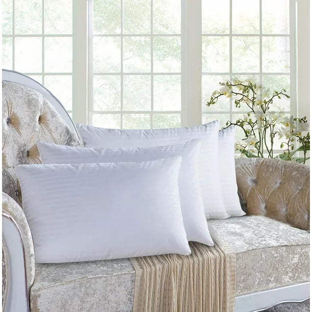 4-Pack Hypoallergenic Down-Alternative, Bed Pillow