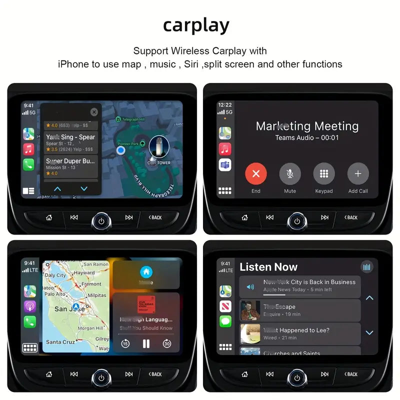 Wireless CarPlay Adapter, Supports Online Updates Plug And Play
