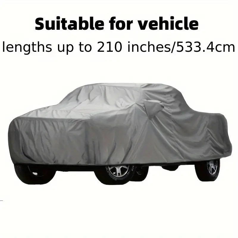All-Weather Car Cover With Sun Protection And Rainproof For Pickup Trucks, 209-239 Inch Car Length