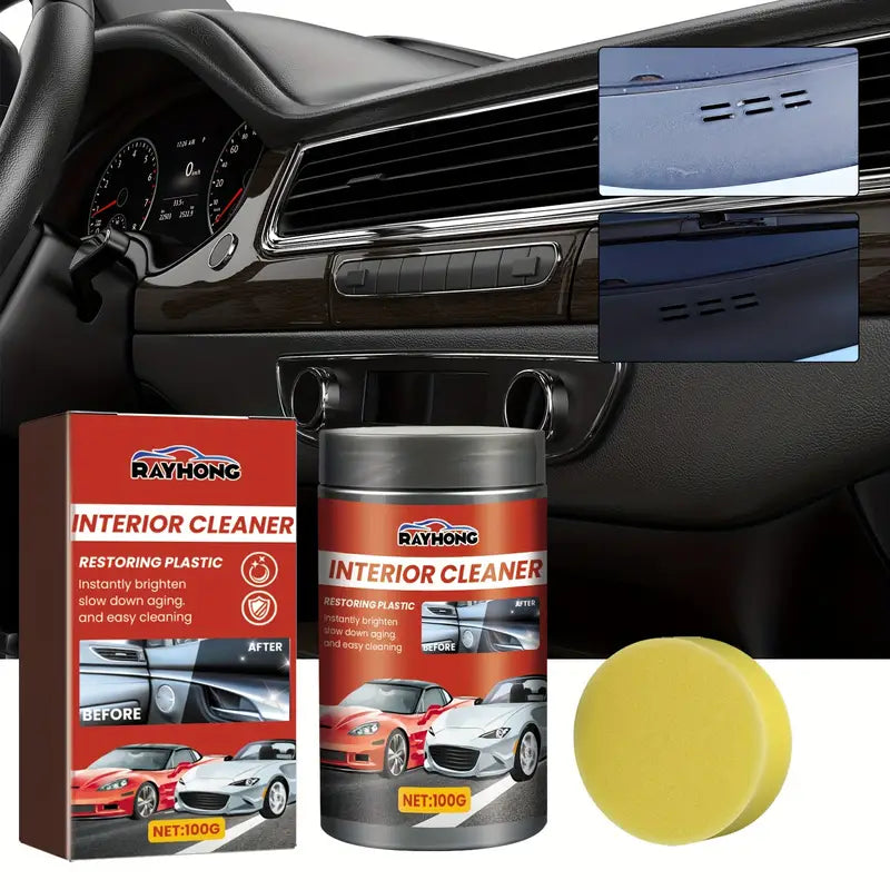 Polishing And Maintenance Plastic Refurbishment Paste Cleaner, Car Interior Dashboard Cleaning,