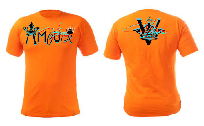 VIKTORIOUS- T Shirts Unisex  for Women and Mens, Orange Shirt Day Short Sleeve Tshirt, & AMOUR
