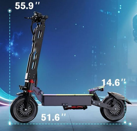 electric scooter from anywhere with the APP, or manage the functions (such as Lock/unlock, Light on/off, Gears