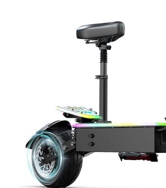 electric scooter from anywhere with the APP, or manage the functions (such as Lock/unlock, Light on/off, Gears