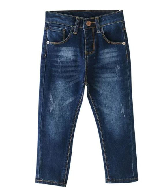 keeps its shape for all day comfort. All denim is unique and will vary in color due to wash, finish, and dye. Spring and Summer Childrens Boys Basic Casual Solid Full Length Pants Jeans