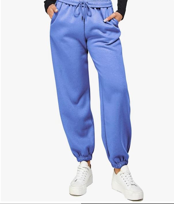 large side pockets for convenient storage. The cinch bottom cuffs keep the pants securely in place, Waisted Joggers Pants Warm Lounge Trousers with Pockets