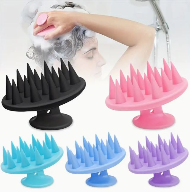Silicone Head Massager,