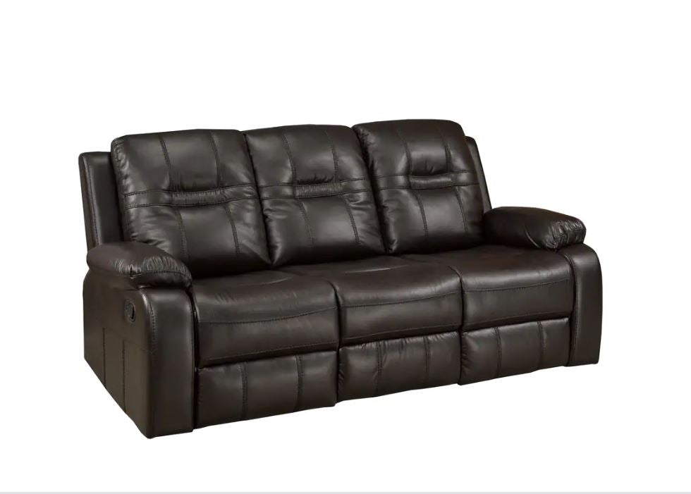 Futon Sofa Bed, Memory Foam Convertible Futon Couch with Adjustable Backrest & Armrests, Metal Legs, Modern