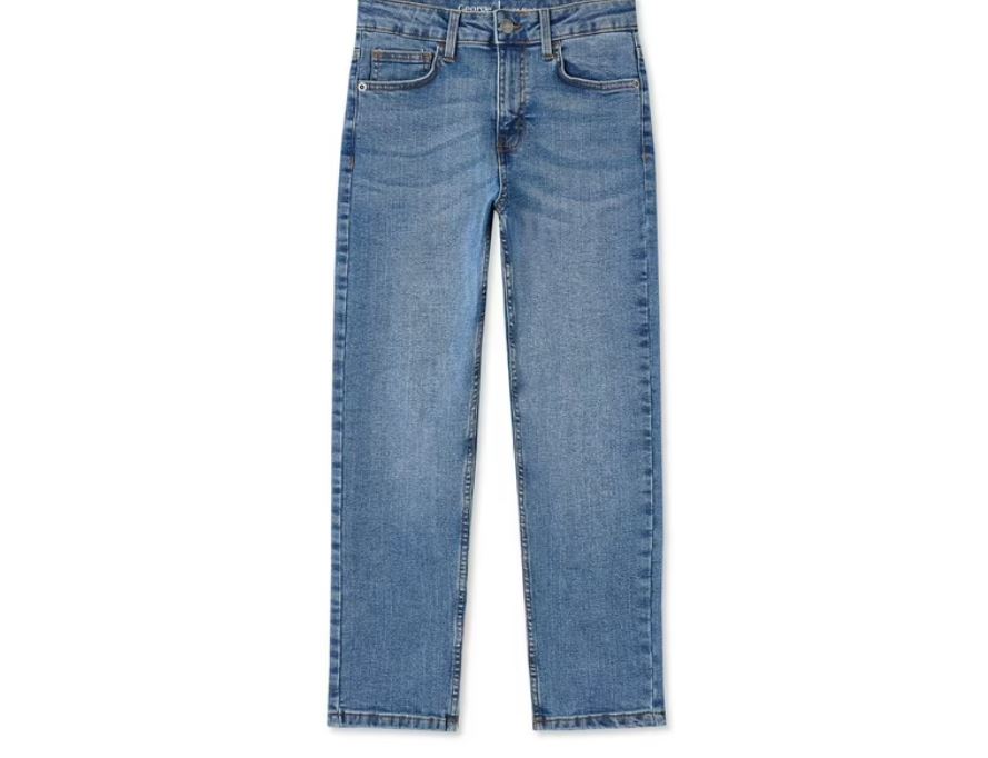 Besides the lightweight and breathable cotton material keeps children comfortable during outdoor activities Boys' Slim Denim, Sizes 4-16