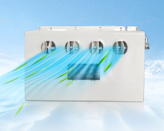 Air Conditioner . Fits Trucks, Camping Vehicle, Vans, Excavators, Passenger cars, Agricultural Vehicles, Engineering vehicles, Ships, RV air conditioning etc.- 12 Volt