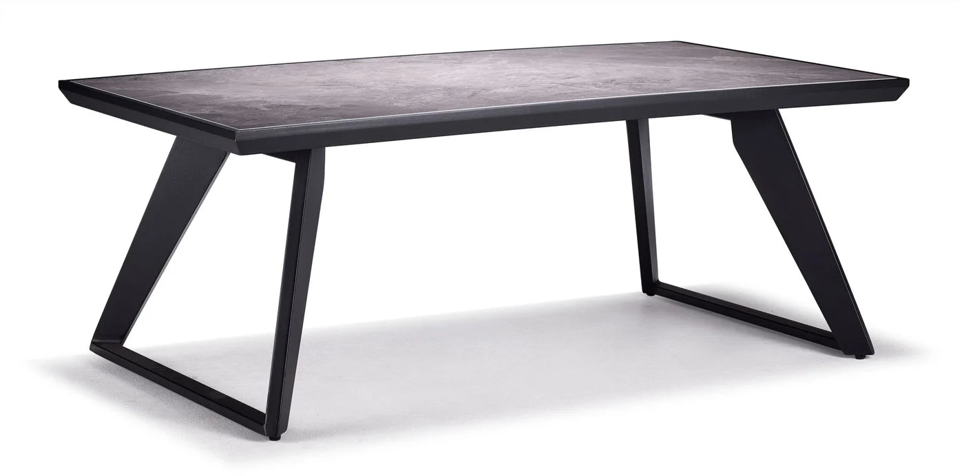 straight lines and harmonious colors infuse brightness and balance into every corner, enhancing any room's ambiance, Coffee Table- Black,