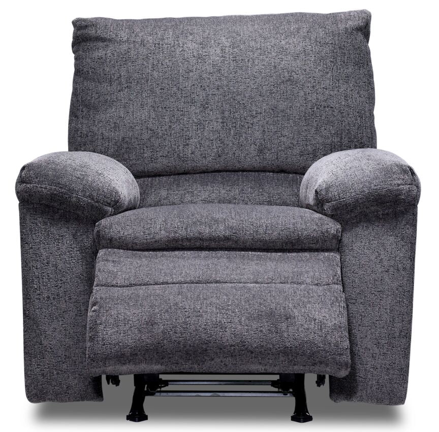 comfort you want without sacrificing style thanks to its decidedly neutral colour and conventional frame, Recliner - Pewter