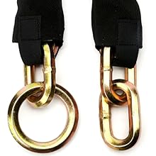 Manganese Steel Heavy Duty Cinch Chain Anti Theft Hex Chain for Motorcycles, Trailers, and Properties