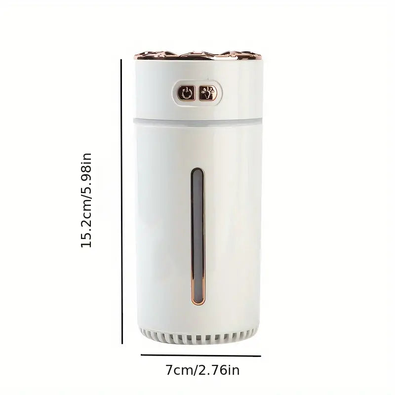 Water Lever USB Charging Humidifier For Car, Car Air Diffuser Air Humidifier With Colorful