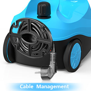 Steam Mop with 21-Piece Accessory Set, 1500W Heavy Duty Steamer Carpet Cleaner for Multi-Purpose 16.4ft Power Cord