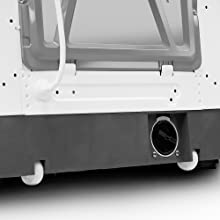 Portable Washing Machine, 11lbs Capacity Fully Automatic Compact Washer with Wheels