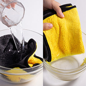 car cleaning kit can be machine washable. And the towel can be tumbled dry after washing, no ironing and bleaching required. 6 PCS Soft Material Microfiber Towels for Cars,