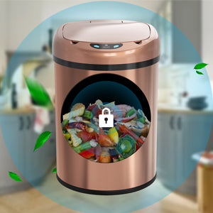 Smart trash can are made of Stainless Steel materials, waterproof durable and easy to clean. A variety of intelligent sensing methods, more convenient.