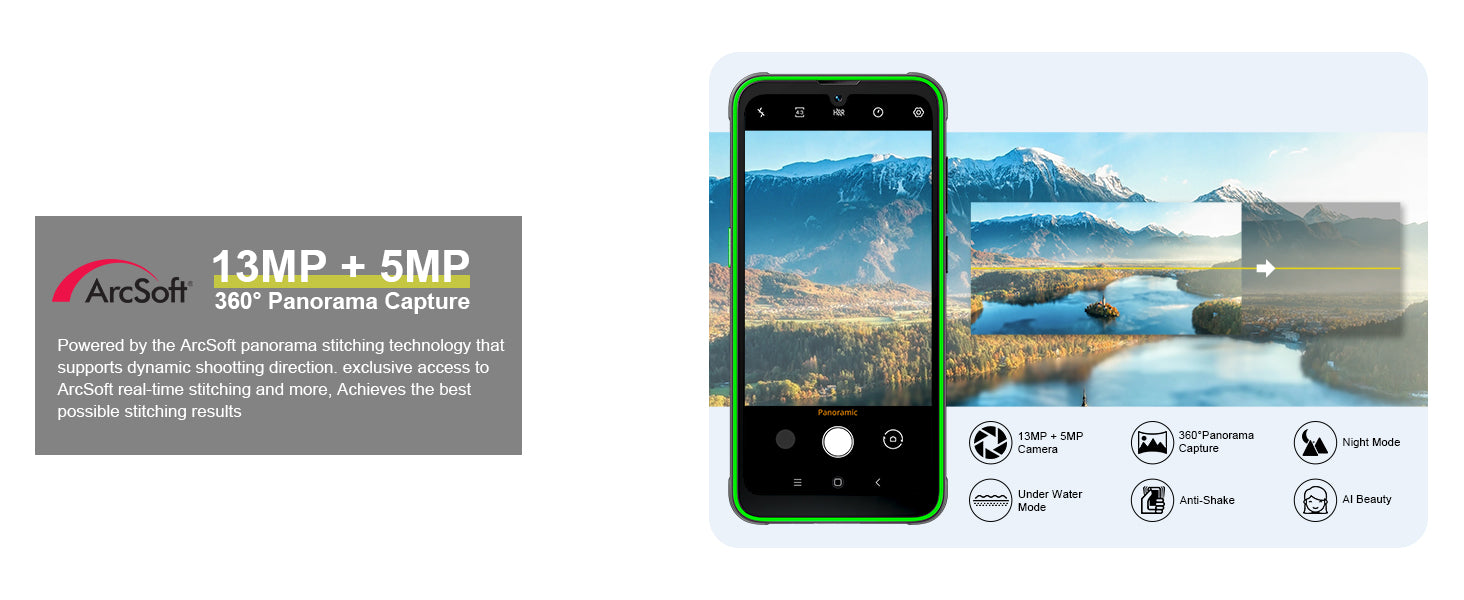 Cell Phone,Blackview BV5200 Smartphone 7GB+32GB/SD 1TB Unlocked Cell Phones Canada,IP68/69K Waterproof Rugged Smartphone,6.1