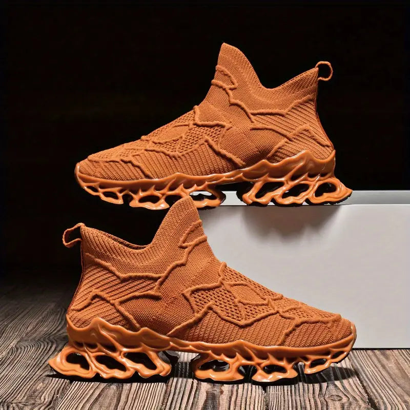 MEN Running Shoes, Non Slip Sneakers For Gym Jogging  SHOES Trendy Blade Sneakers,