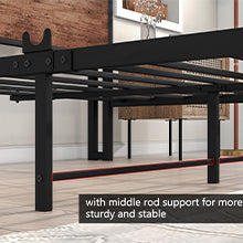Headboard/USB Charging Station Queen Bed Frame with Wooden Headboard,Metal Platform Bed Frames with Strong Slat Support,No Box Spring Needed