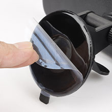 245mm Rear View Mirror with Suction Cup,9.6'' Flat Rear View Mirror with Suction Cup, The mirror size of the rearview mirror is 9.6 x 2.8 inches. It adopts a flat mirror design,