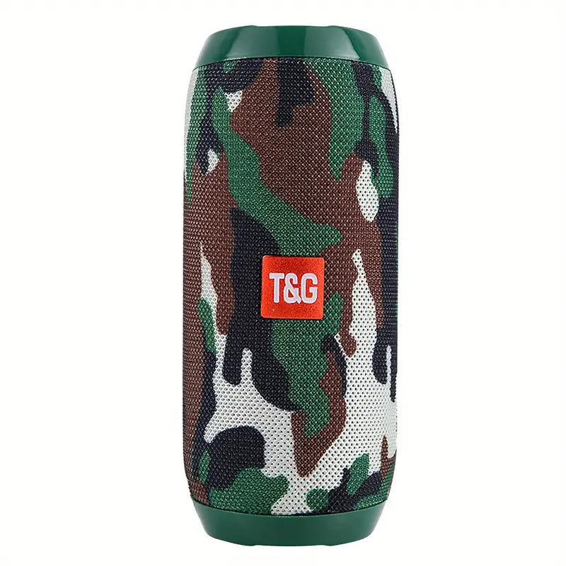 TG117 BT Outdoor Speaker Waterproof Portable Wireless Column Loudspeaker Box with TF Card FM Radio